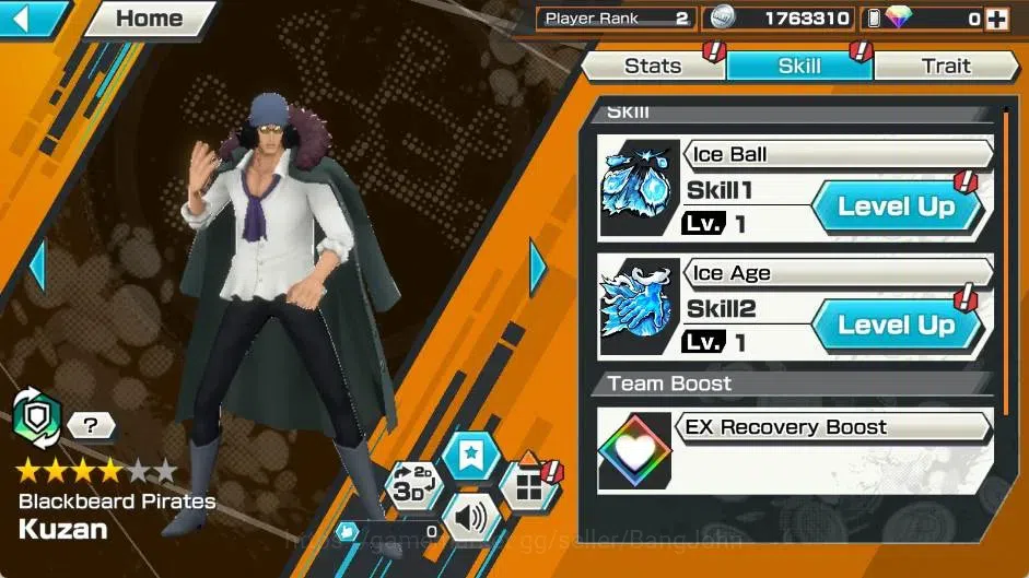 One Piece Bounty Rush Accounts Global | EX 4 | PR 2 | S-Snake,Rob Lucci,Zoro & Sa image 4