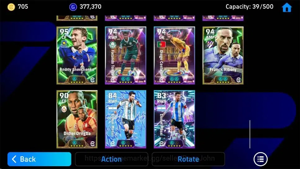 eFootball Accounts Android|PW 3191|BigT Lionel Messi,BigT Frank Rljka image 1