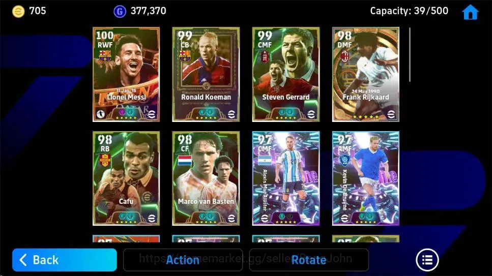 eFootball Accounts Android|PW 3191|BigT Lionel Messi,BigT Frank Rljka image 5