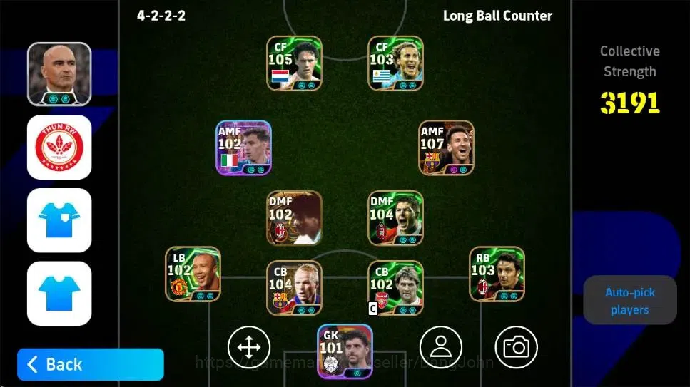 eFootball Accounts Android|PW 3191|BigT Lionel Messi,BigT Frank Rljka image 7