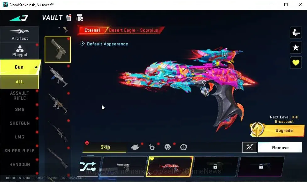 Blood Strike Accounts ASIA|ETERNAL Desert Eagle-Scorpius|2 ULTRA[SPIKE,E image 15