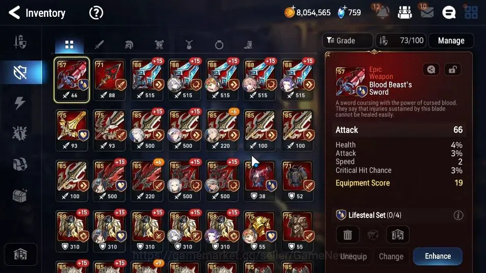 Epic Seven Accounts GLOBAL UnVerif|New Era|4 ML(BriarW Iseria,TE kayro image 15