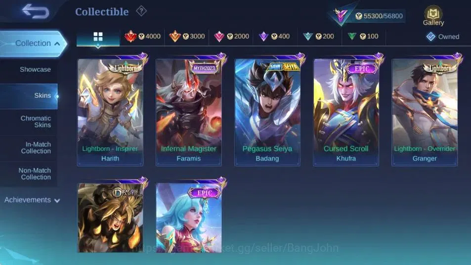 Mobile Legends: Bang Bang Accounts Global|Skin 273|Renowned|Collector Natalia|Collab  image 6