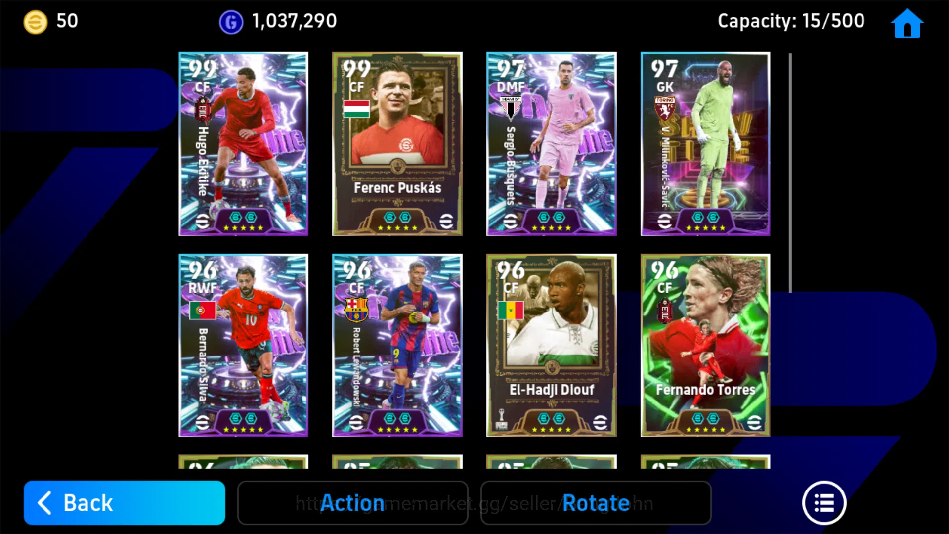 eFootball Accounts Power 3148 | Ferenc Puskas | Hugo Ekitike | V. Mil image 3