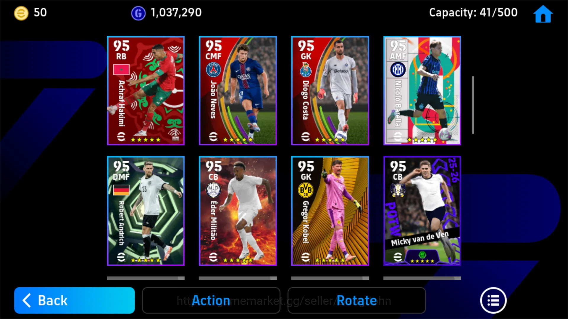 eFootball Accounts Power 3148 | Ferenc Puskas | Hugo Ekitike | V. Mil image 6