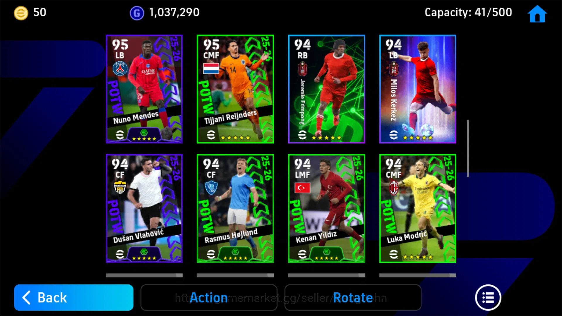 eFootball Accounts Power 3148 | Ferenc Puskas | Hugo Ekitike | V. Mil image 7
