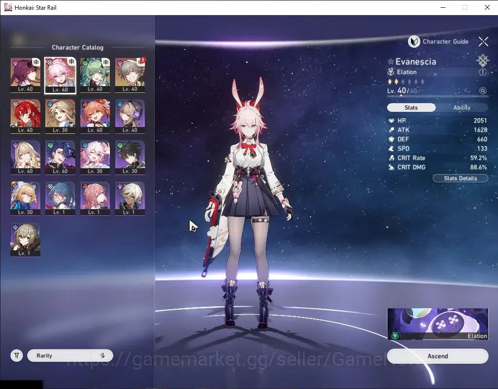 Honkai Star Rail Accounts Asia|TL 27|4 Limited|Kafka,Evanescia,Huohuo,Argent image 5