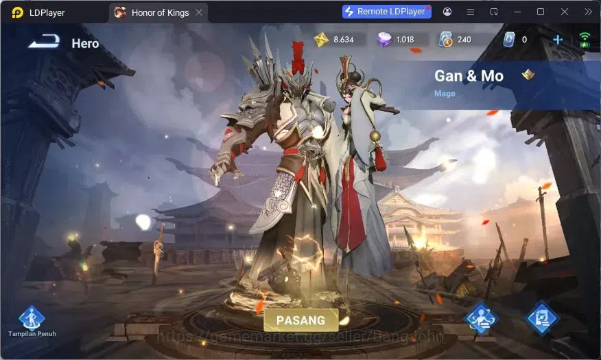 Honor of Kings Accounts Global | 89H 80S | LEGEND Musashi, KAC Luna, LOM G image 10