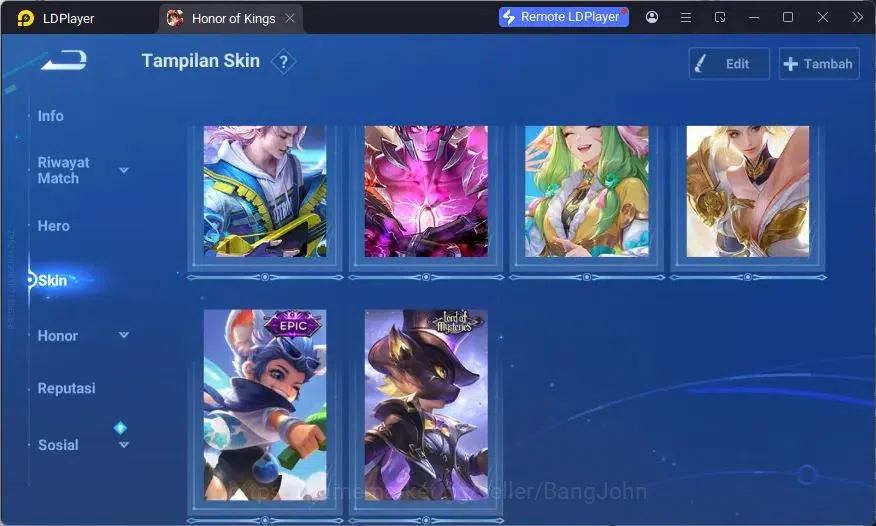 Honor of Kings Accounts Global | 89H 80S | LEGEND Musashi, KAC Luna, LOM G image 11