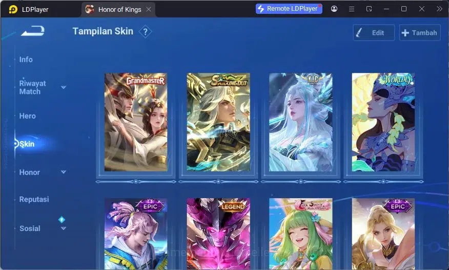 Honor of Kings Accounts Global | 89H 80S | LEGEND Musashi, KAC Luna, LOM G image 12