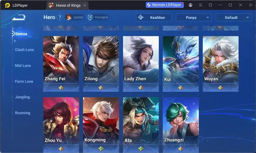 Honor of Kings Accounts Global | 89H 80S | LEGEND Musashi, KAC Luna, LOM G image 13