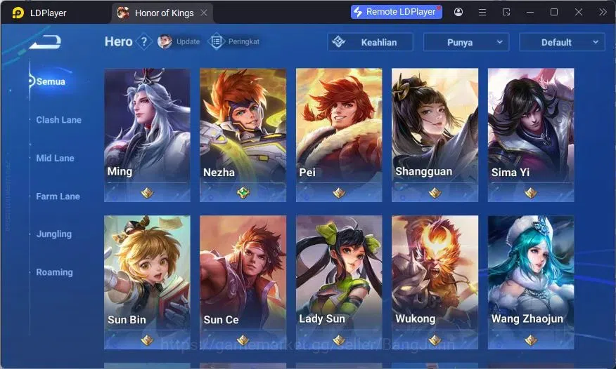 Honor of Kings Accounts Global | 89H 80S | LEGEND Musashi, KAC Luna, LOM G image 15