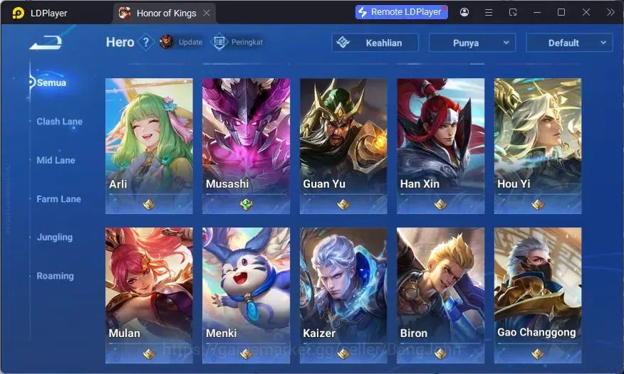 Honor of Kings Accounts Global | 89H 80S | LEGEND Musashi, KAC Luna, LOM G image 18