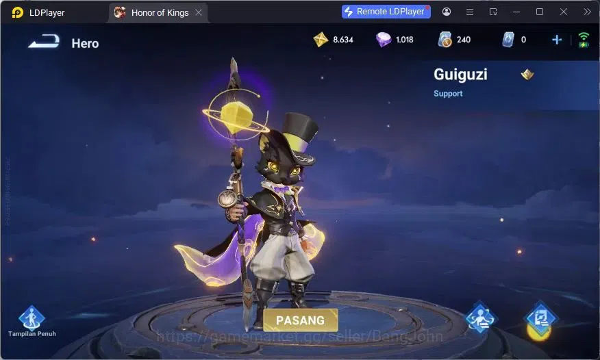 Honor of Kings Accounts Global | 89H 80S | LEGEND Musashi, KAC Luna, LOM G image 4