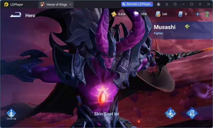 Honor of Kings Accounts Global | 89H 80S | LEGEND Musashi, KAC Luna, LOM G image 6
