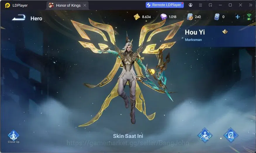 Honor of Kings Accounts Global | 89H 80S | LEGEND Musashi, KAC Luna, LOM G image 9
