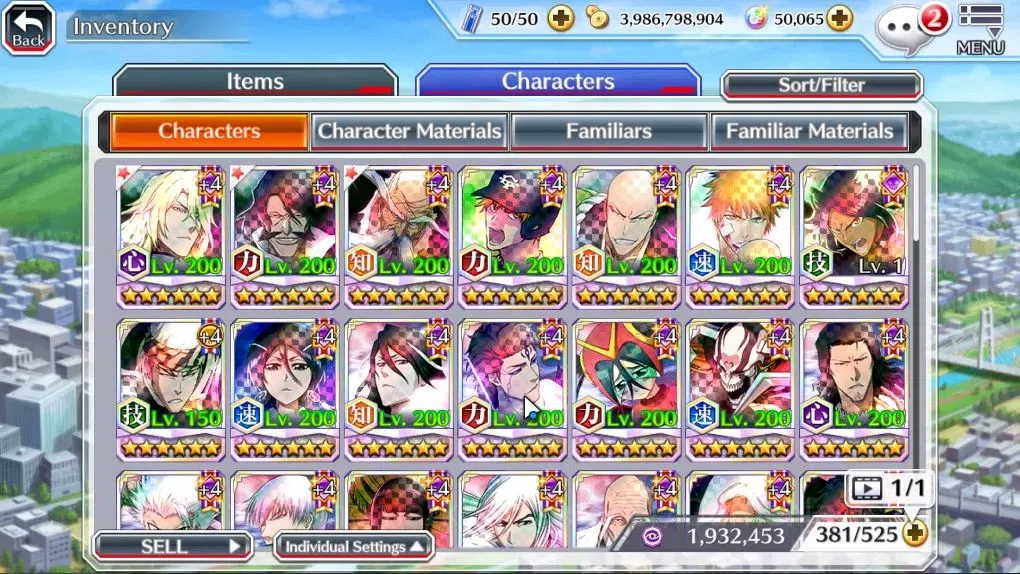 Bleach: Brave Souls Accounts High-End GLOBAL|50K Orb|TYBW26(Jugram,Ywach,Genryusai,Ikkaku),DT Ichigo,TYBW25 Yoruichi,10th 1