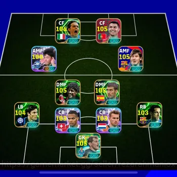 eFootball Accounts Legends & Iconic Players OVR 3243