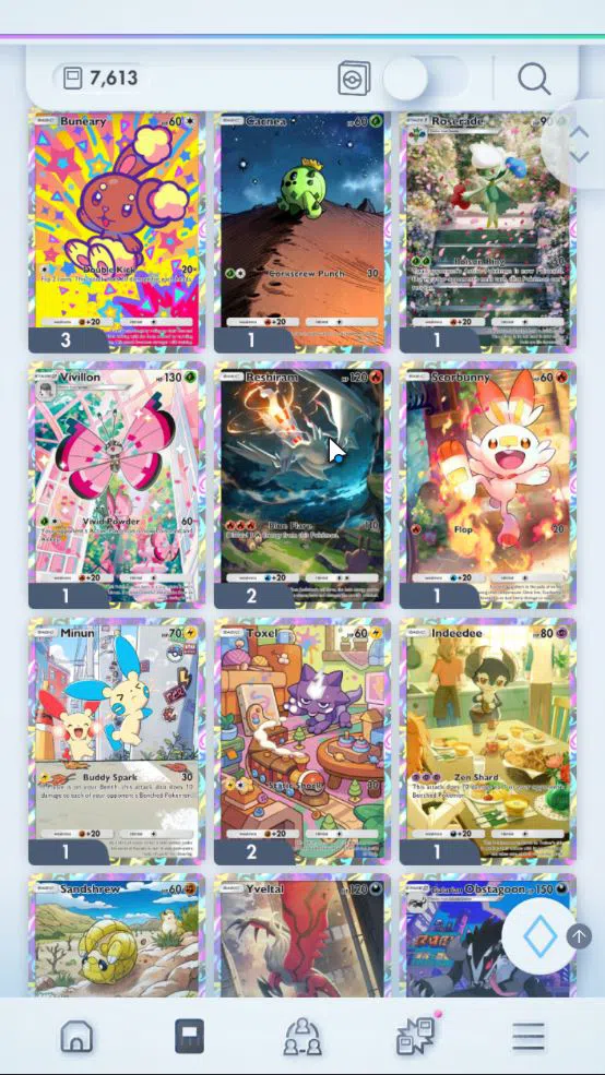 Pokémon TCG Pocket Accounts EN 7,6K Card|129 EX|2Crown (Lunala,Pro Poncho)32Sh image 11