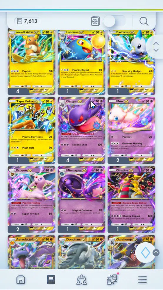 Pokémon TCG Pocket Accounts EN 7,6K Card|129 EX|2Crown (Lunala,Pro Poncho)32Sh image 16