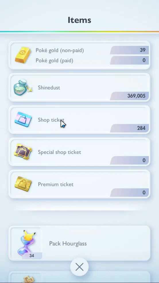 Pokémon TCG Pocket Accounts EN 7,6K Card|129 EX|2Crown (Lunala,Pro Poncho)32Sh image 19