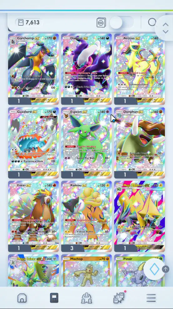 Pokémon TCG Pocket Accounts EN 7,6K Card|129 EX|2Crown (Lunala,Pro Poncho)32Sh image 2