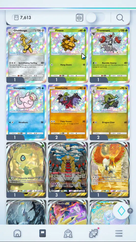 Pokémon TCG Pocket Accounts EN 7,6K Card|129 EX|2Crown (Lunala,Pro Poncho)32Sh image 4