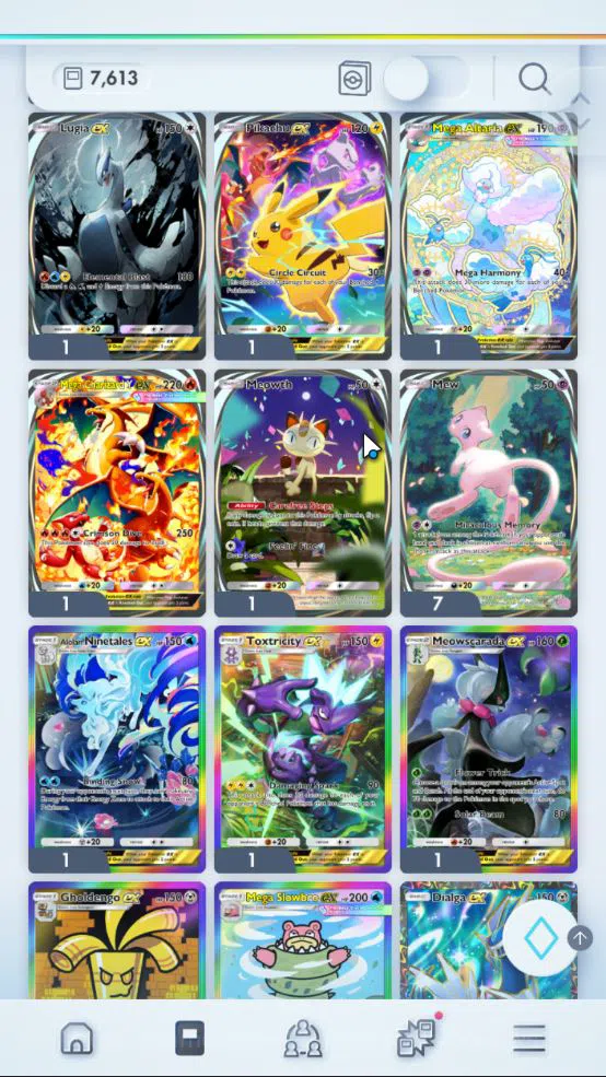 Pokémon TCG Pocket Accounts EN 7,6K Card|129 EX|2Crown (Lunala,Pro Poncho)32Sh image 5