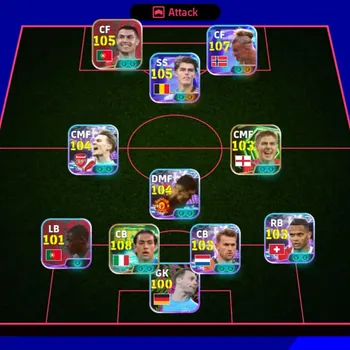 eFootball Accounts Legends & Iconic Players eFootball AC Milan Account  3204 Strength | 108 CB | 107 CF | Premium Squad
