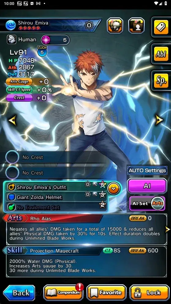 Grand Summoners Accounts Global| Rank 44| 1.332 Crystal | 7 Ascend | Shirou image 6