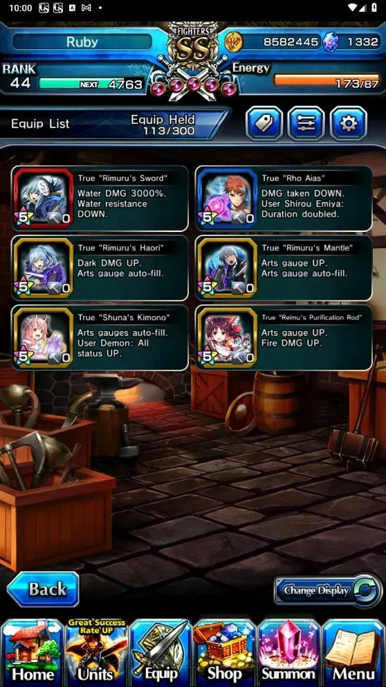 Grand Summoners Accounts Global| Rank 44| 1.332 Crystal | 7 Ascend | Shirou image 7