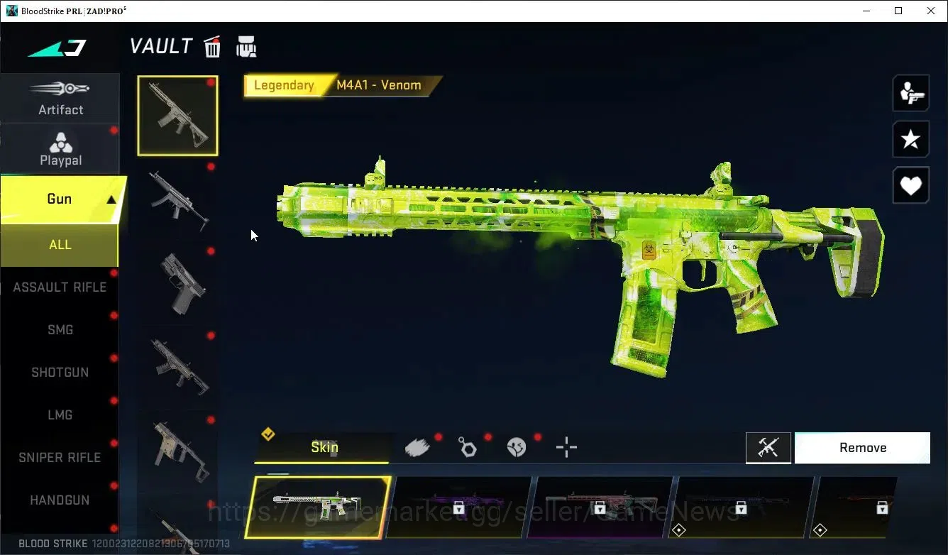 Blood Strike Accounts Asia|Eternal Desert Eagle-Scorpius|Collab 7DS[Ak47 image 13