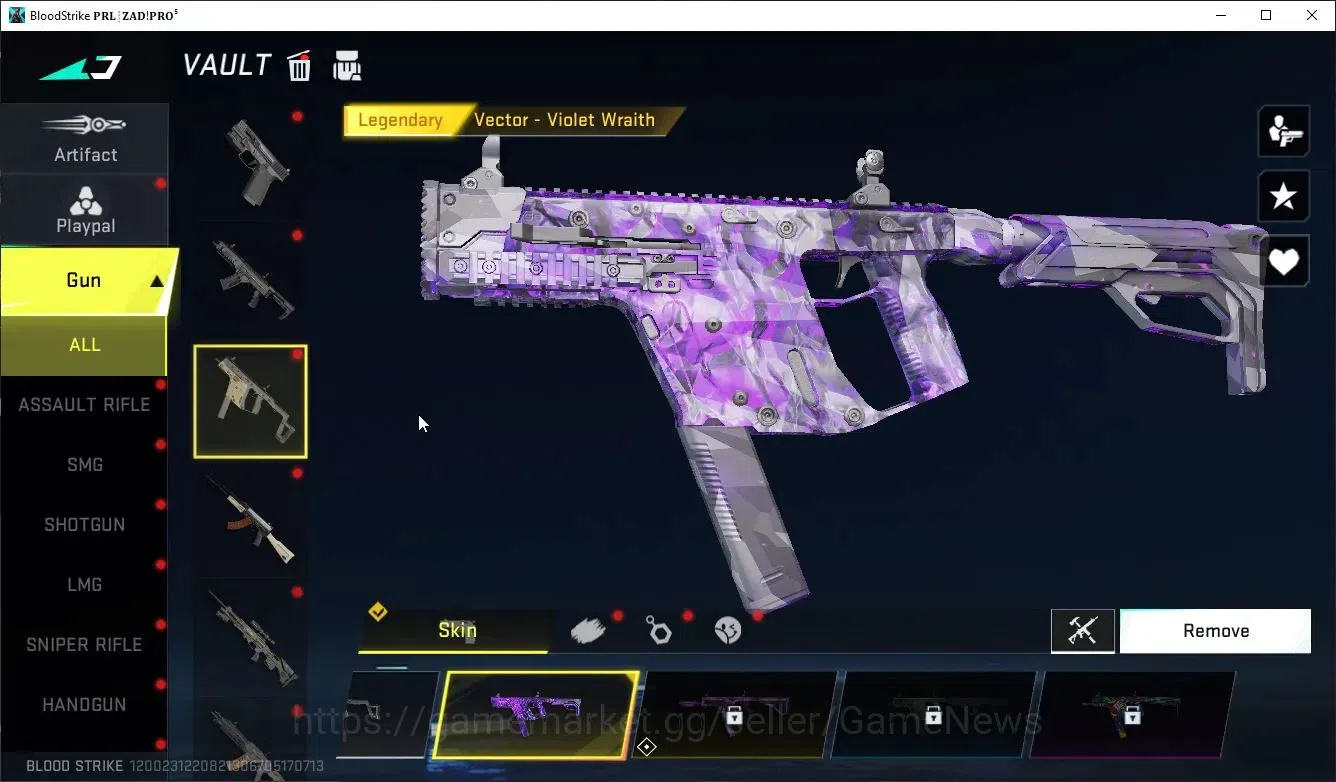 Blood Strike Accounts Asia|Eternal Desert Eagle-Scorpius|Collab 7DS[Ak47 image 14
