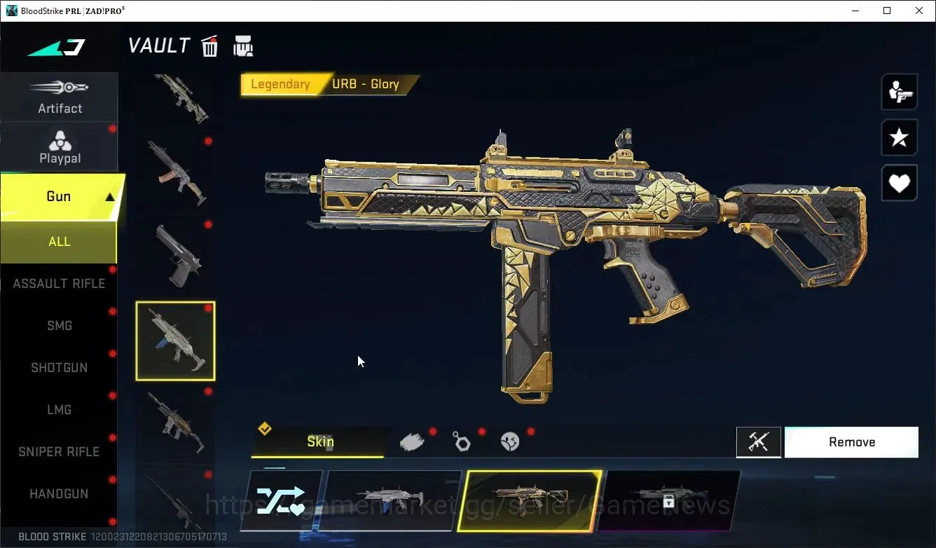 Blood Strike Accounts Asia|Eternal Desert Eagle-Scorpius|Collab 7DS[Ak47 image 15