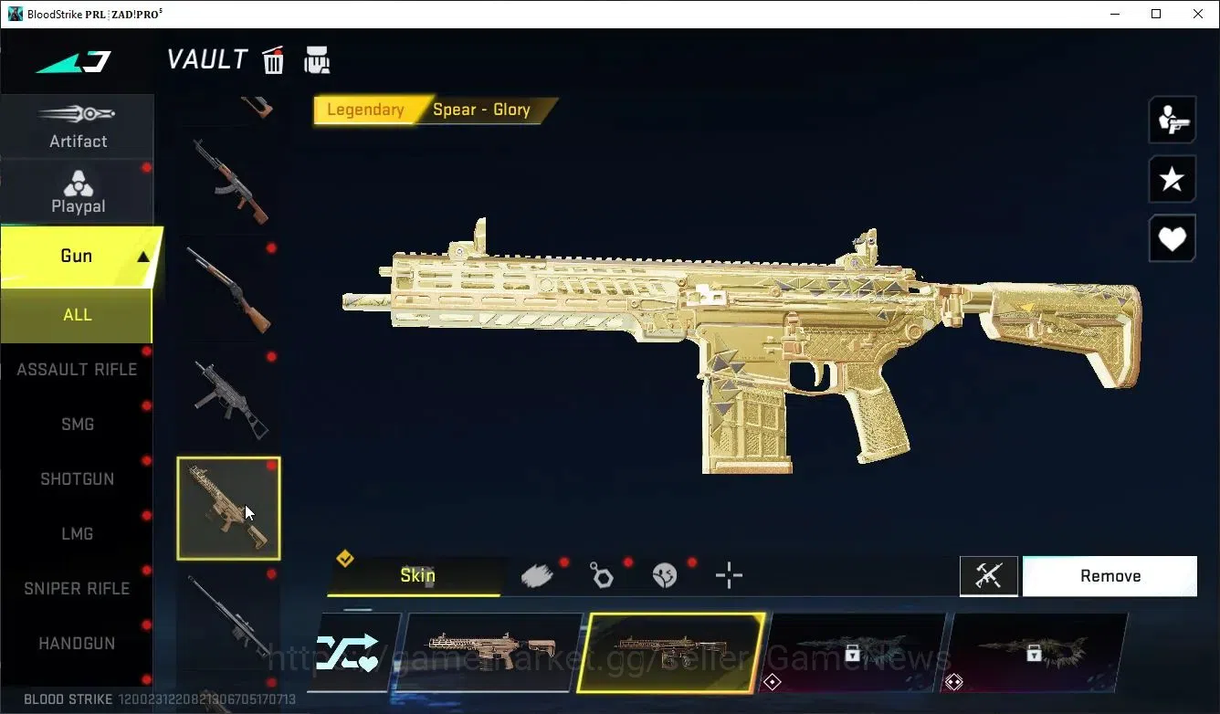Blood Strike Accounts Asia|Eternal Desert Eagle-Scorpius|Collab 7DS[Ak47 image 18