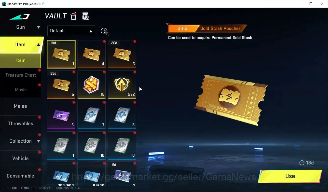 Blood Strike Accounts Asia|Eternal Desert Eagle-Scorpius|Collab 7DS[Ak47 image 19