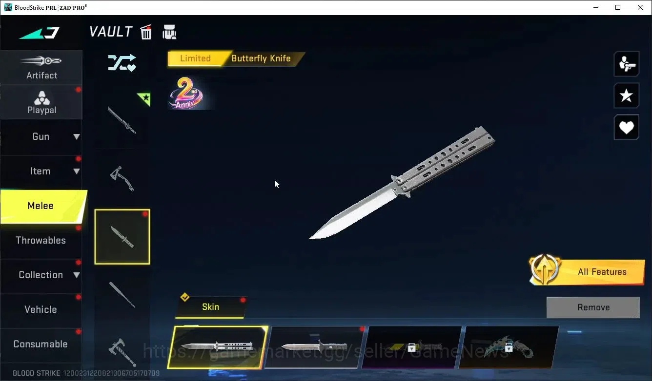 Blood Strike Accounts Asia|Eternal Desert Eagle-Scorpius|Collab 7DS[Ak47 image 6
