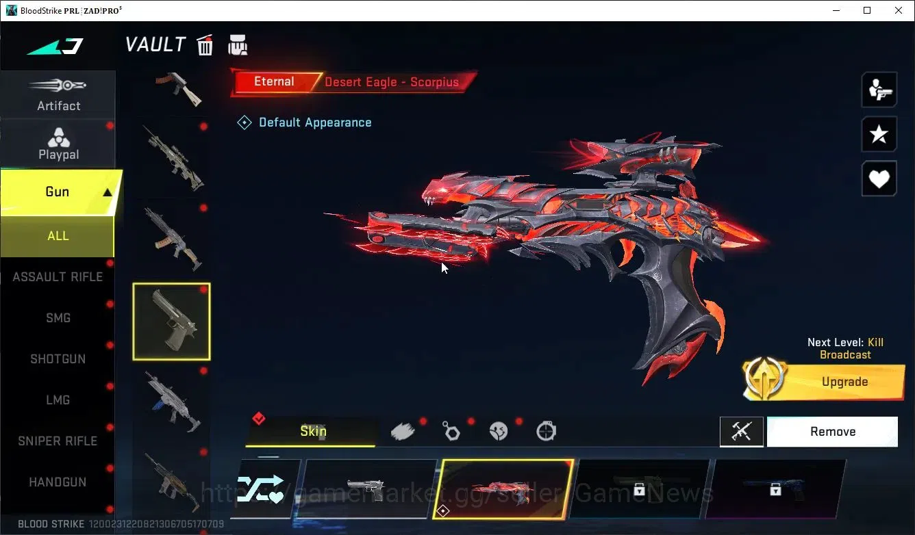 Blood Strike Accounts Asia|Eternal Desert Eagle-Scorpius|Collab 7DS[Ak47 image 7