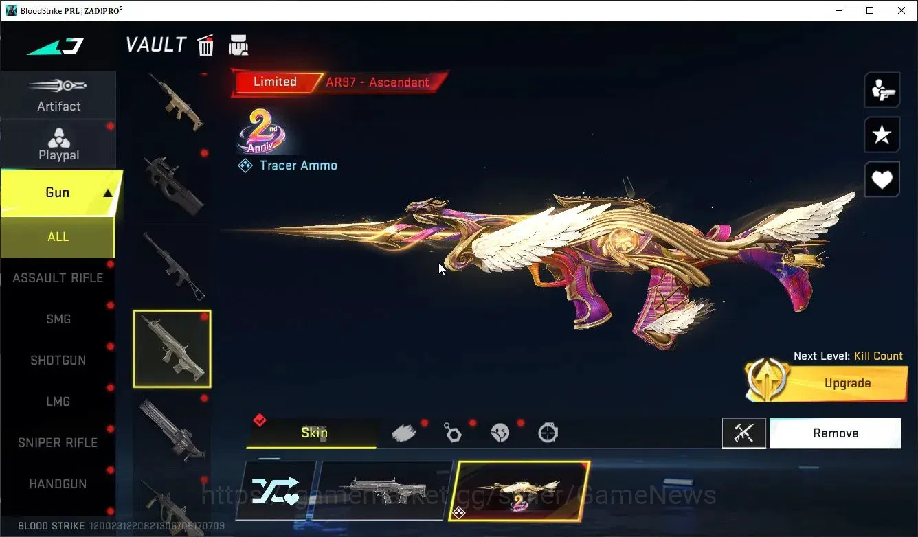 Blood Strike Accounts Asia|Eternal Desert Eagle-Scorpius|Collab 7DS[Ak47 image 8