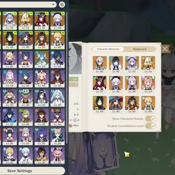 Genshin Impact Accounts Others Asia|AR 55|Premium Arlech|7 Limited|Vodyanitsa,Citlali,Xilonen,Varesa,Yelan,Chasca|Male