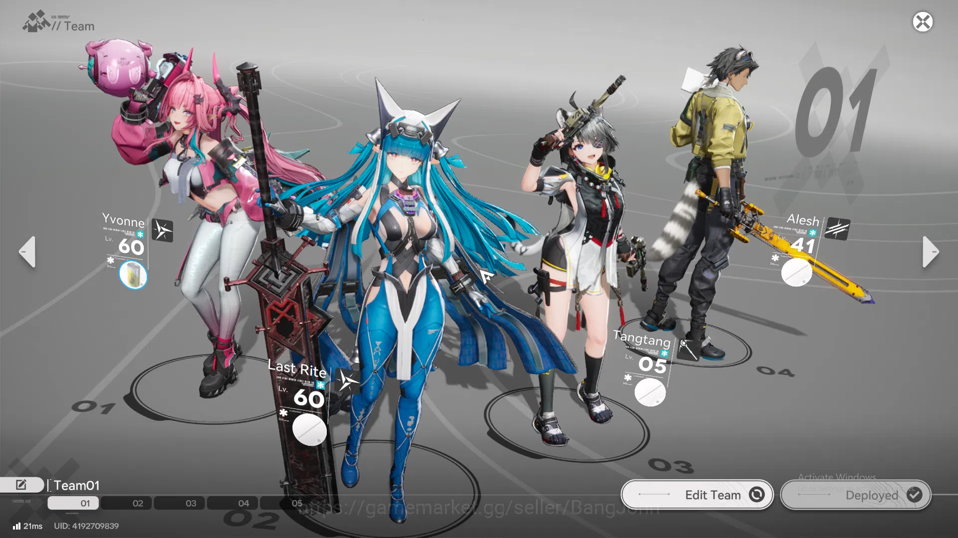 Arknights: Endfield Accounts ASIA | last rite, Yvonne, tang tang, Ardelie, lifeng, artzy tirann, WP 6s 8 more detail check 12