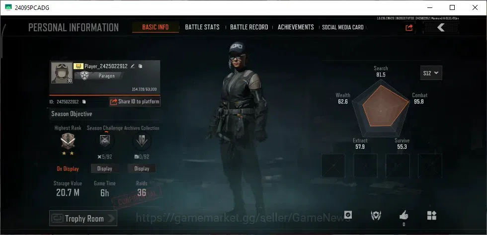 Arena Breakout Accounts MOBILE|Lvl 30|SV 20.7M|CV 18.6M|RS AKM,Quickhack G image 2