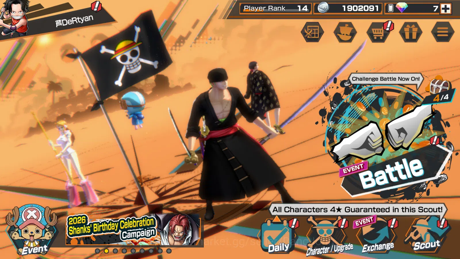 One Piece Bounty Rush Others Global | 5EX | 4Emperor teach,the5elder saturn,SK  image 1