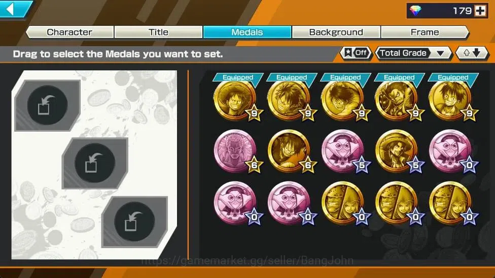 One Piece Bounty Rush Accounts Global | EX 5 | PR 8 | Zoro & Sanji Lv.Max, Gol D. image 8