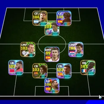 eFootball Accounts Legends & Iconic Players Android|Power 3191|10 Epic Lilian Thuram,C.Puyol,S.Aguero,Rui