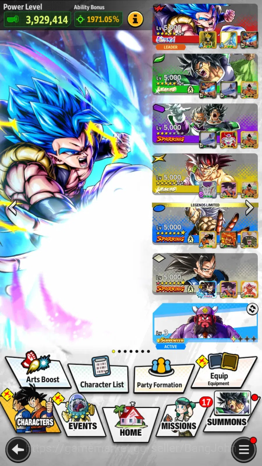 Dragon Ball Legends Accounts Android/IOS|Lv 149|3.9M Total Power|516 CC|2 LR|3 image 8