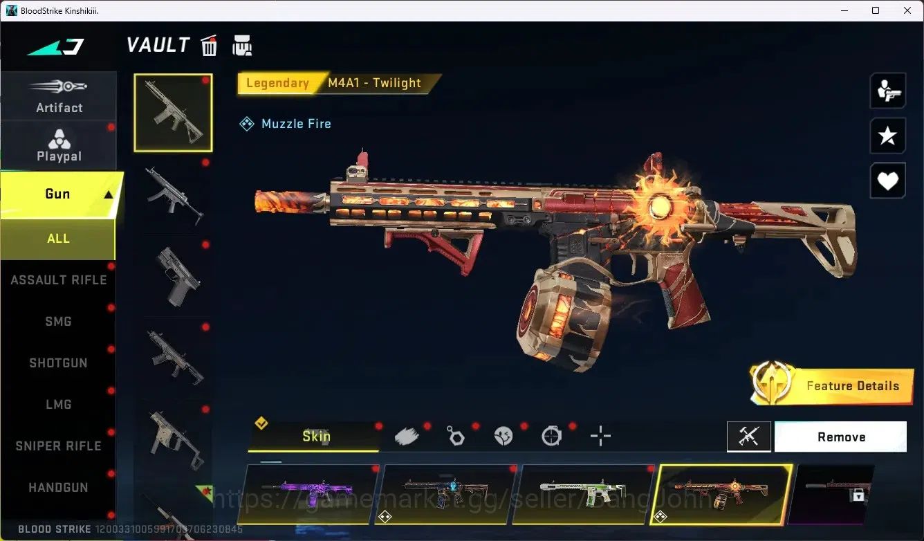 Blood Strike Accounts ASIA|Collab AK47 - Asuka[EVA]|Limited MP155-Hotbla image 4