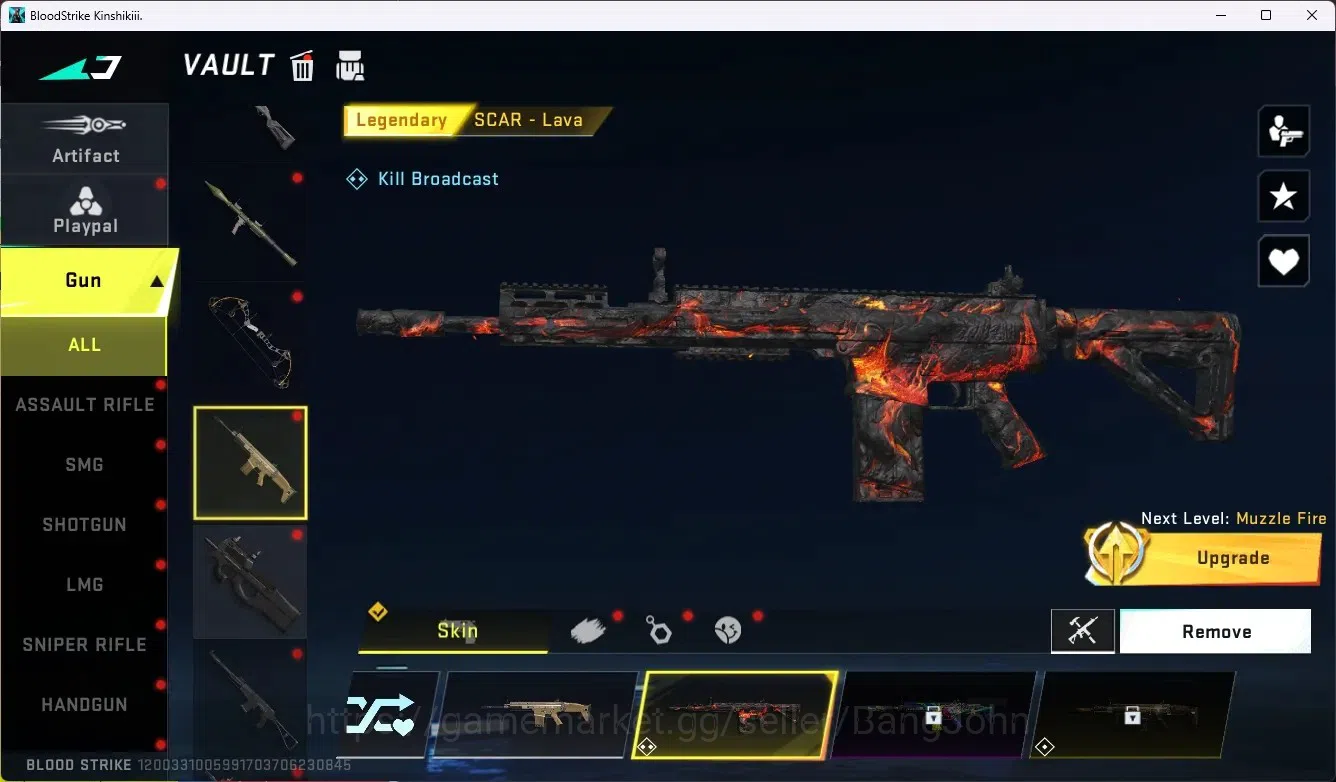 Blood Strike Accounts ASIA|Collab AK47 - Asuka[EVA]|Limited MP155-Hotbla image 7