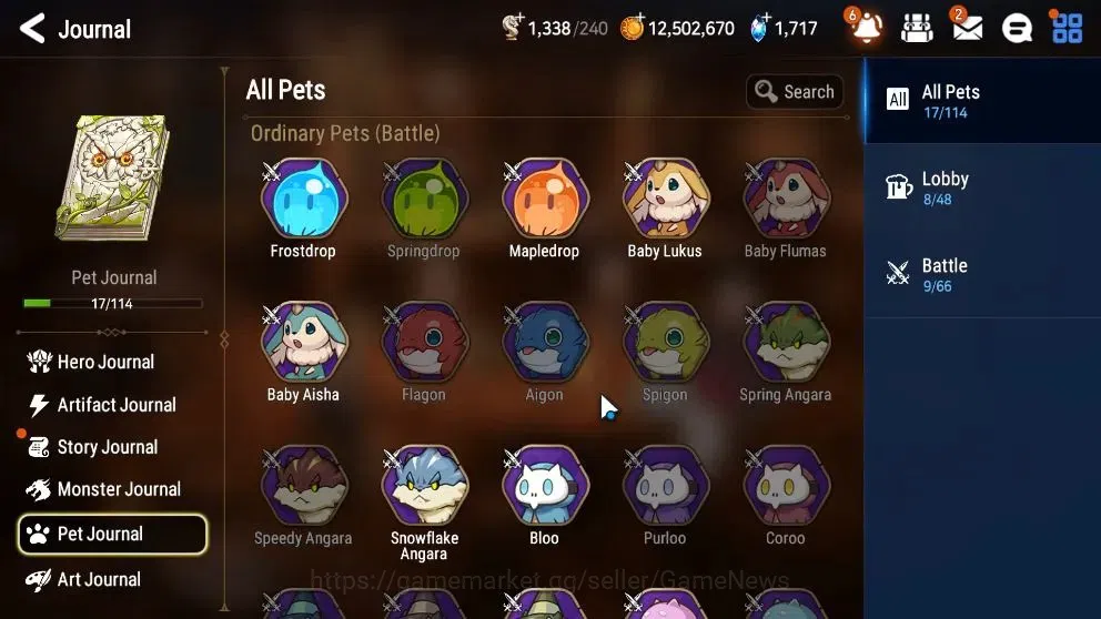 Epic Seven Accounts Starter Global UnVerif|New Era|5 ML(Salome,Harseti,Etc)+Ab Fumyr,Estele,TA Coli,etc|PoH ON|540 20