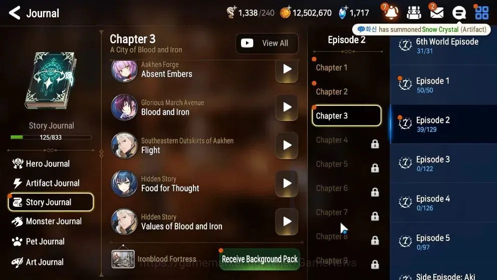 Epic Seven Accounts Starter Global UnVerif|New Era|5 ML(Salome,Harseti,Etc)+Ab Fumyr,Estele,TA Coli,etc|PoH ON|540 9